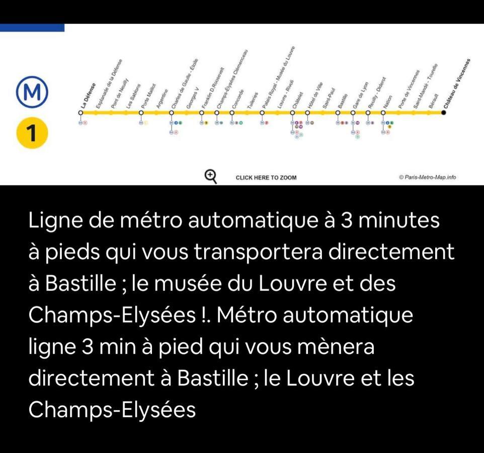 Loft Lumineux Hyper Centre Vincennes Rer A 5 Min - Parking Gratuit Lejlighed Eksteriør billede